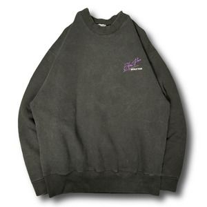 Elton John World Tour 90s Vintage Black Embroidered Crewneck
